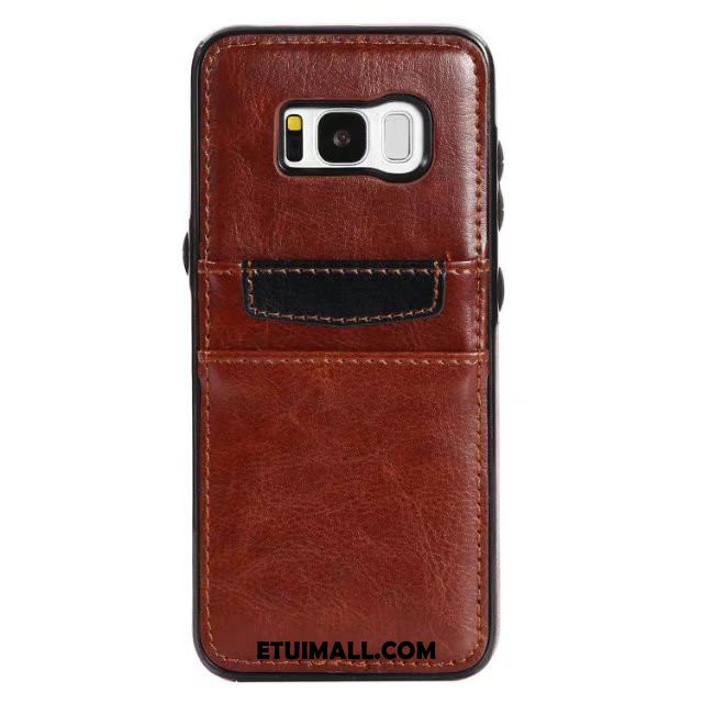 Etui Samsung Galaxy S8+ Gwiazda Telefon Komórkowy Ochraniacz Skórzany Futerał Czerwony Obudowa Na Sprzedaż