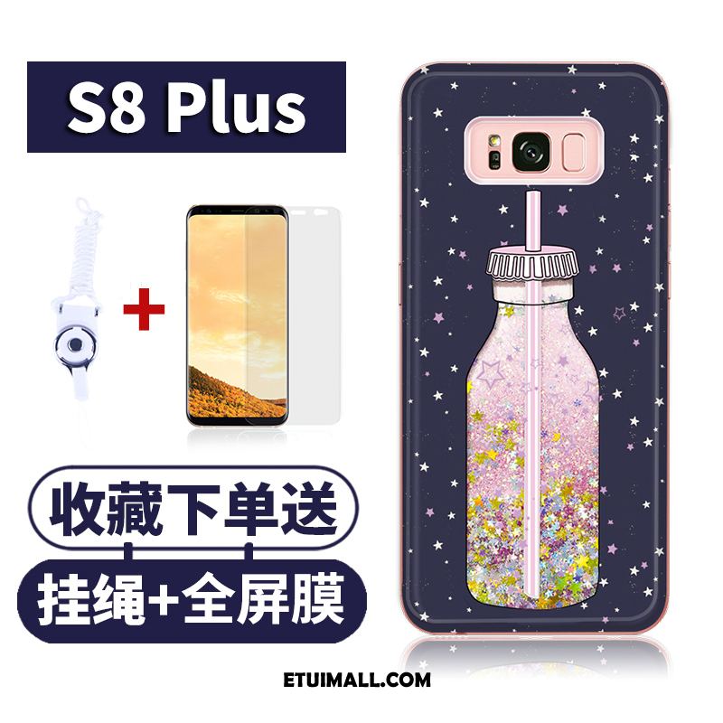 Etui Samsung Galaxy S8+ Liquid Gwiazda Różowe Anti-fall Quicksand Futerał Kup