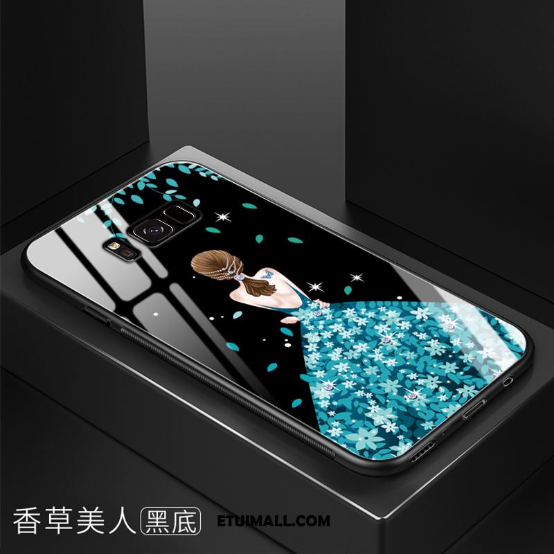 Etui Samsung Galaxy S8+ Tendencja Niebieski Szkło Gwiazda Telefon Komórkowy Obudowa Kup