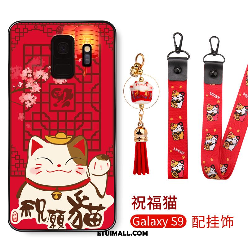 Etui Samsung Galaxy S9 Czerwony Miękki Tendencja Anti-fall Gwiazda Obudowa Online