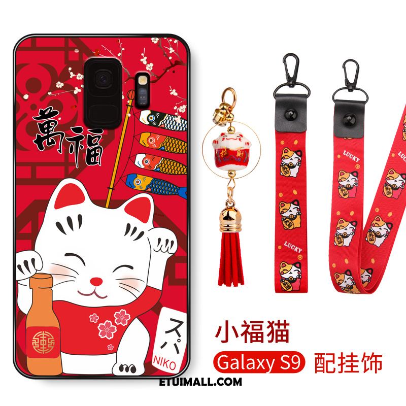 Etui Samsung Galaxy S9 Czerwony Miękki Tendencja Anti-fall Gwiazda Obudowa Online