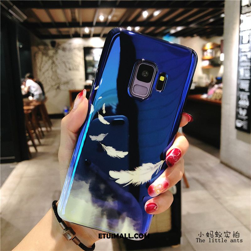 Etui Samsung Galaxy S9 Telefon Komórkowy Anti-fall Niebieski Silikonowe All Inclusive Obudowa Tanie