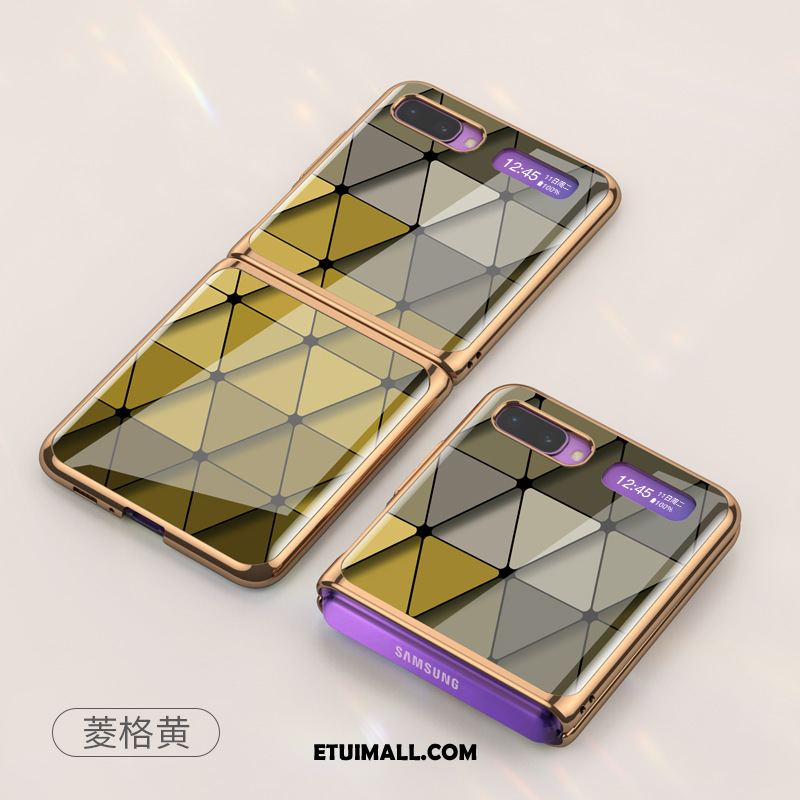 Etui Samsung Z Flip Poszycie Kolor Składać All Inclusive Telefon Komórkowy Pokrowce Kupię