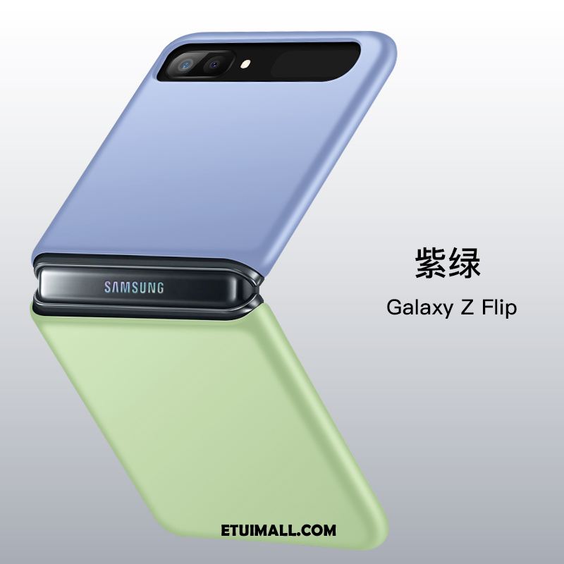 Etui Samsung Z Flip Zielony Gwiazda Telefon Komórkowy Przezroczysty Anti-fall Obudowa Kup