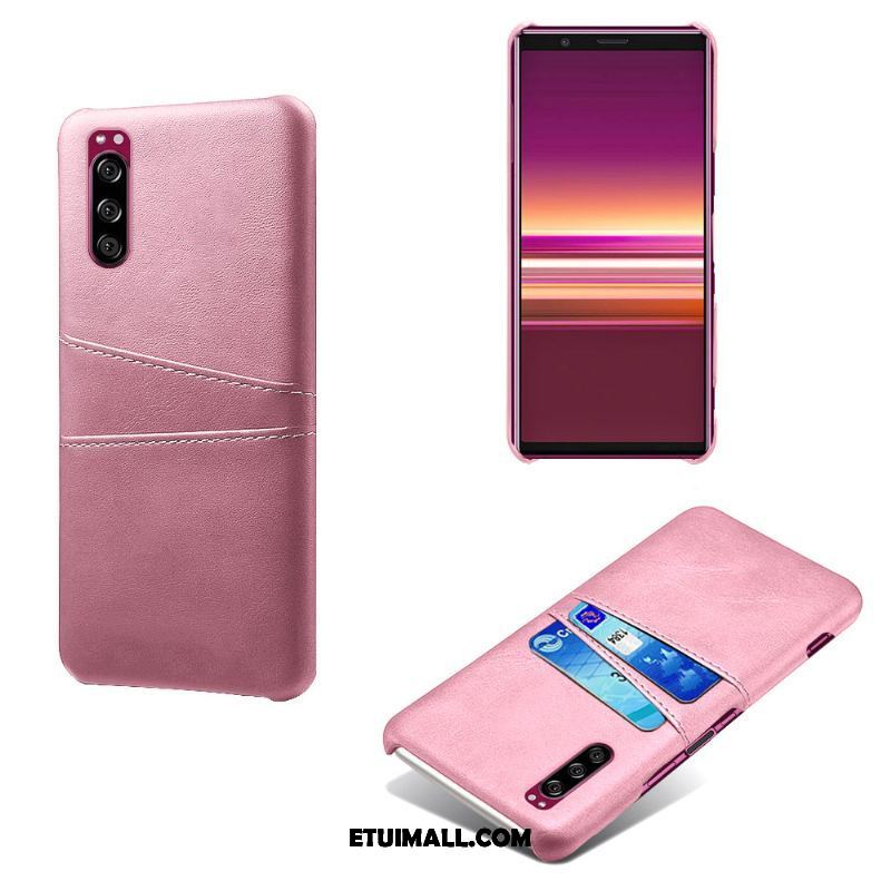 Etui Sony Xperia 5 Ochraniacz Telefon Komórkowy Różowe Jakość Karta Futerał Sklep