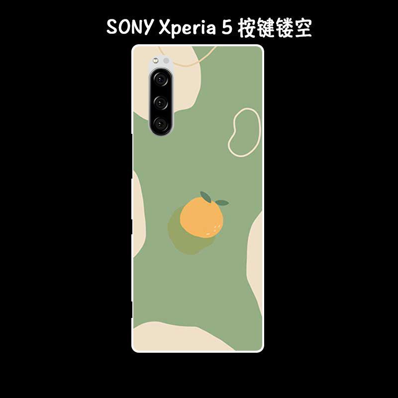 Etui Sony Xperia 5 Vintage Sztuka Ochraniacz Telefon Komórkowy Silikonowe Obudowa Tanie