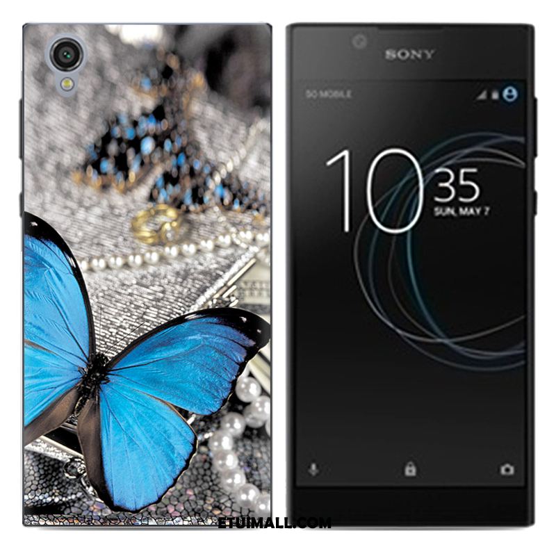 Etui Sony Xperia L1 Kreskówka Tendencja Kreatywne Niebieski Telefon Komórkowy Futerał Kup