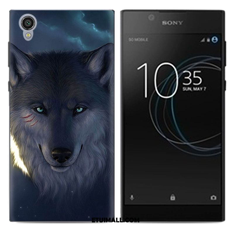 Etui Sony Xperia L1 Kreskówka Tendencja Kreatywne Niebieski Telefon Komórkowy Futerał Kup