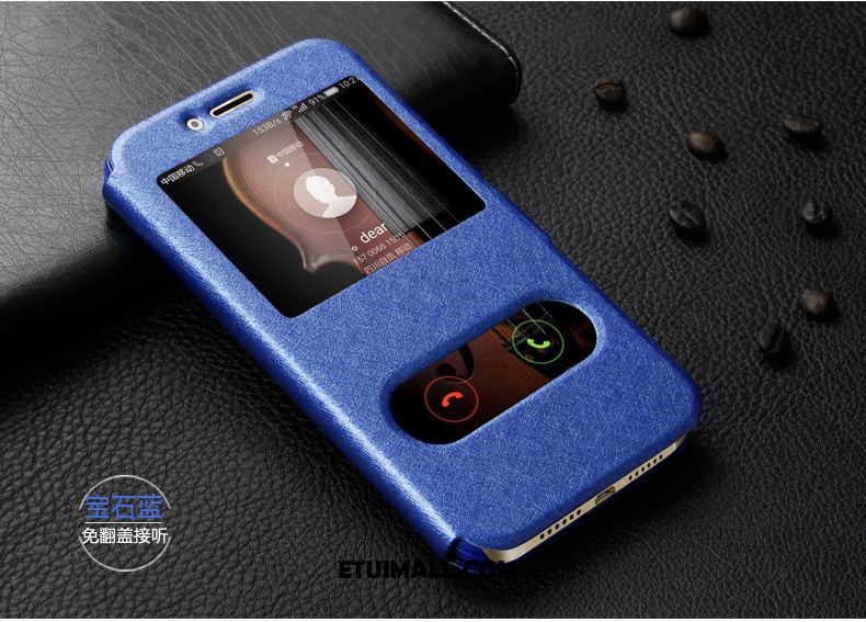 Etui Sony Xperia Xa1 Ultra Skórzany Futerał Telefon Komórkowy Anti-fall Ochraniacz Niebieski Pokrowce Tanie