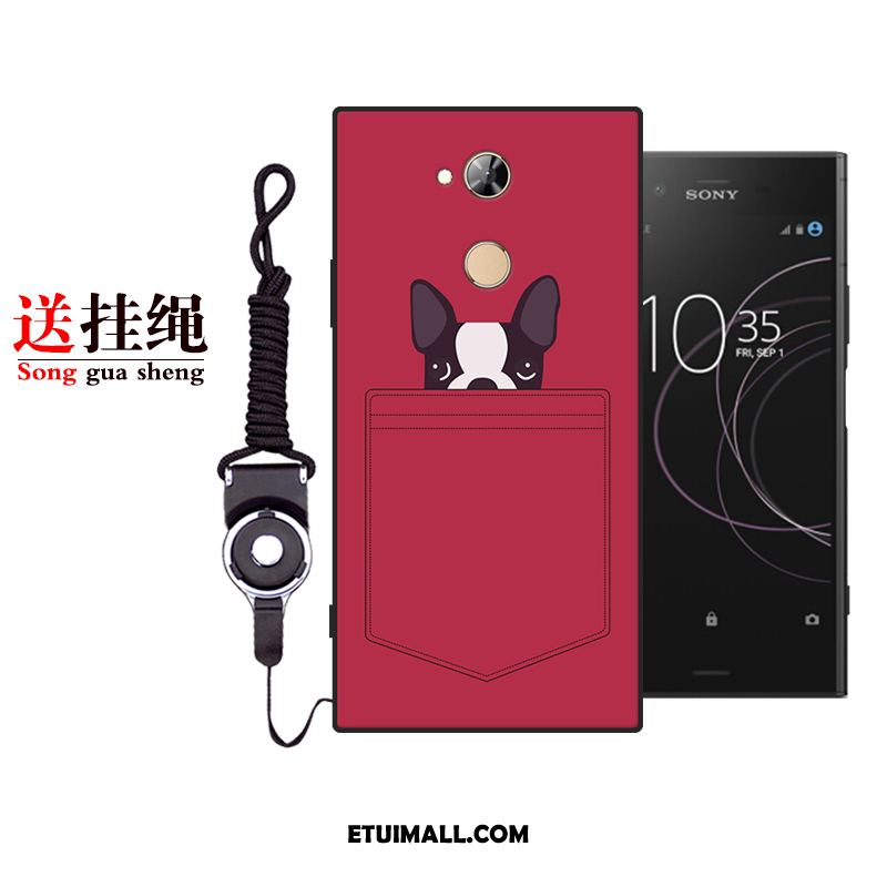 Etui Sony Xperia Xa2 Plus Czerwony Anti-fall Ochraniacz Telefon Komórkowy Miękki Pokrowce Online