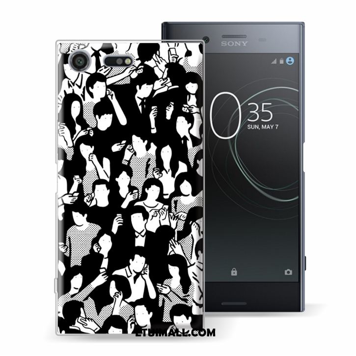 Etui Sony Xperia Xz Premium Czarny Zakochani Telefon Komórkowy Uliczne Obudowa Tanie