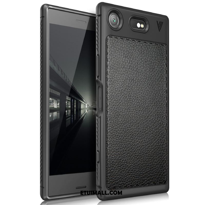 Etui Sony Xperia Xz1 Compact Silikonowe All Inclusive Telefon Komórkowy Anti-fall Czarny Futerał Sklep
