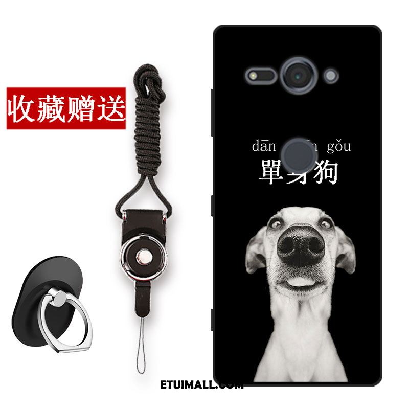 Etui Sony Xperia Xz2 Compact All Inclusive Czarny Telefon Komórkowy Proste Ciemno Futerał Kupię