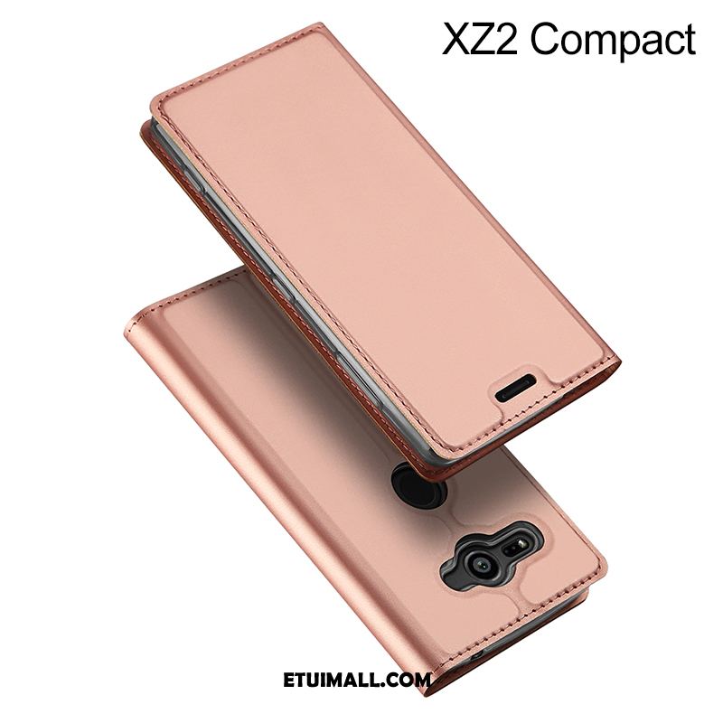 Etui Sony Xperia Xz2 Compact Anti-fall Telefon Komórkowy Biznes Złoto Obrzeża Futerał Tanie
