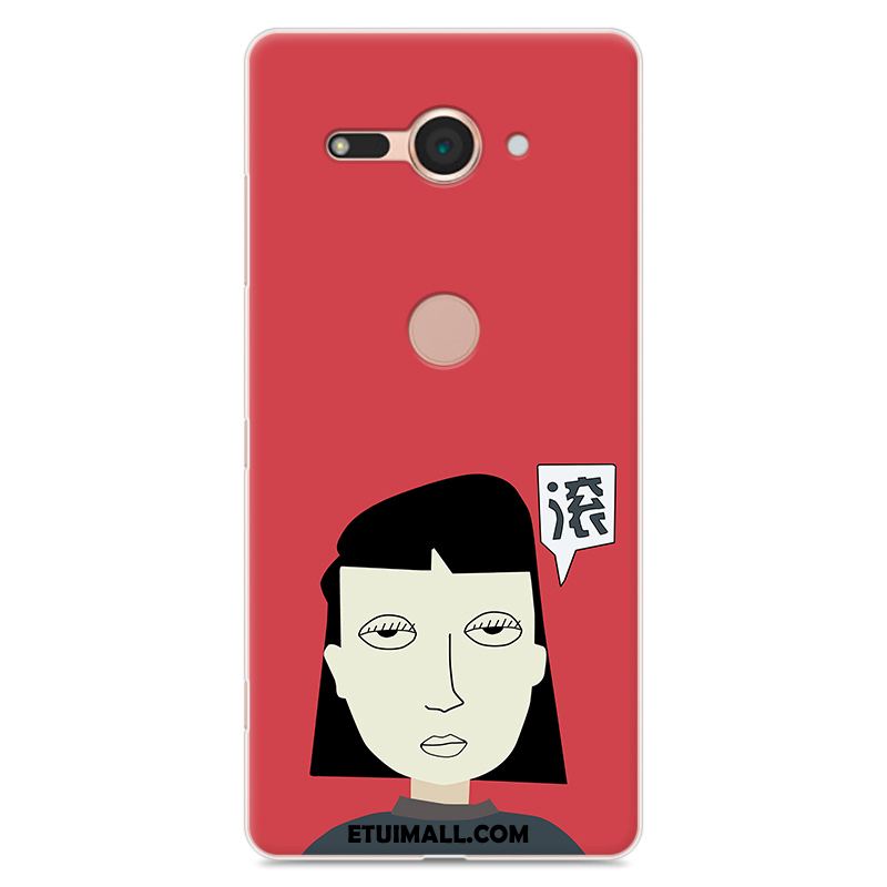 Etui Sony Xperia Xz2 Compact Telefon Komórkowy Osobowość Miękki Czerwony Kreatywne Pokrowce Sprzedam