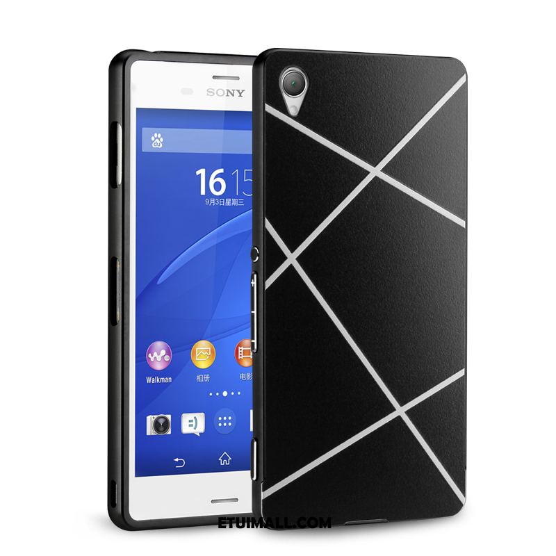 Etui Sony Xperia Z3+ Ochraniacz Tylna Pokrywa Telefon Komórkowy Granica Metal Pokrowce Oferta