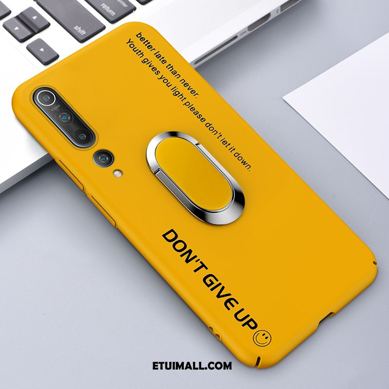 Etui Xiaomi Mi 10 Cienkie Modna Marka Proste Ochraniacz Żółty Obudowa Tanie
