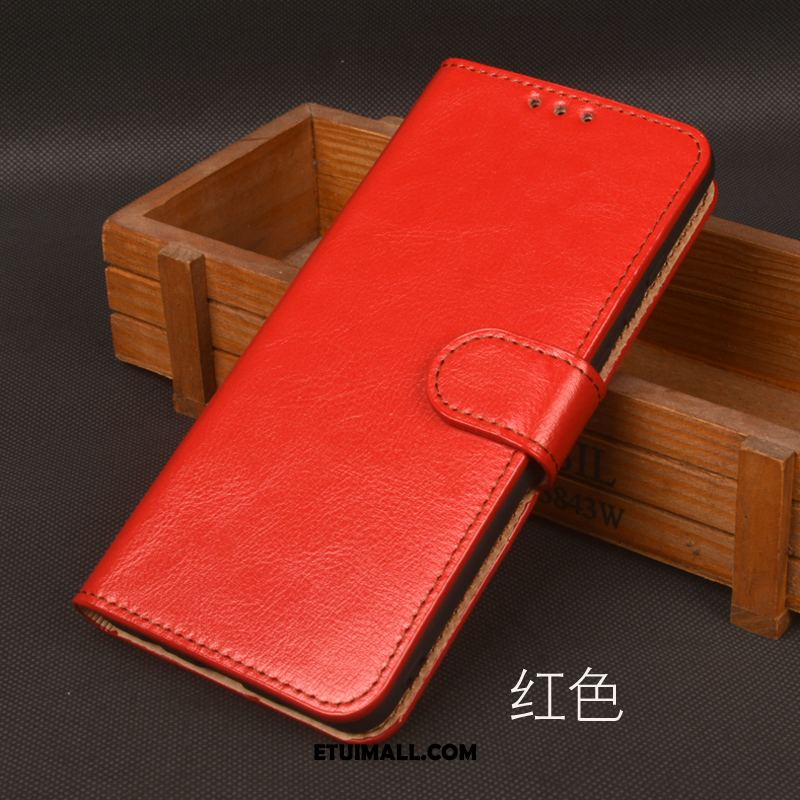 Etui Xiaomi Mi 10 Pro Niebieski Telefon Komórkowy Mały Prawdziwa Skóra Wiszące Ozdoby Obudowa Online