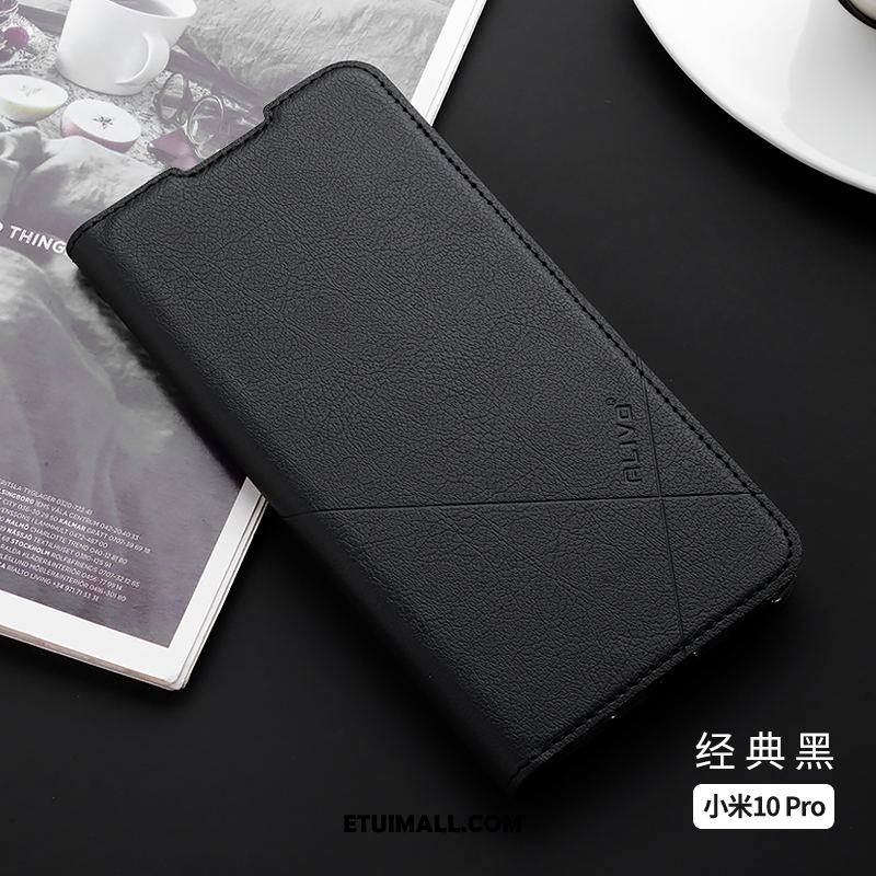 Etui Xiaomi Mi 10 Pro Telefon Komórkowy Czerwony Anti-fall All Inclusive Klapa Futerał Tanie