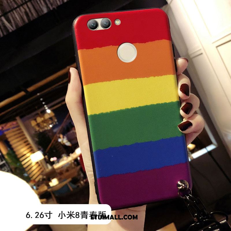 Etui Xiaomi Mi 8 Lite Wiszące Ozdoby All Inclusive Proste Kreatywne Osobowość Futerał Online