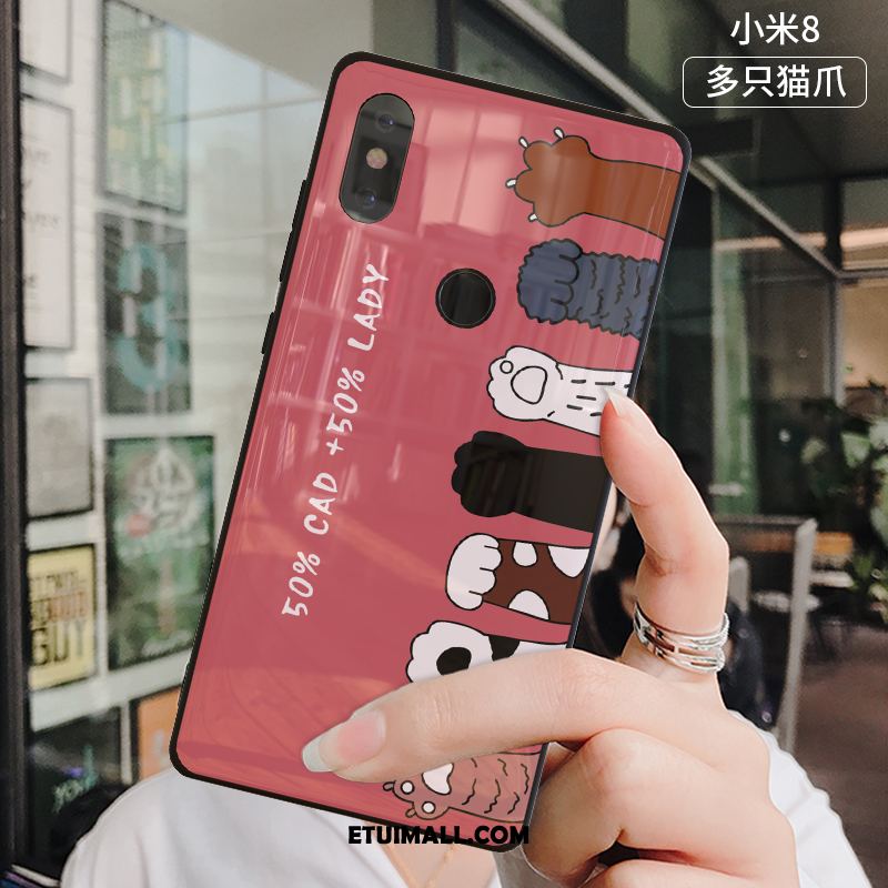 Etui Xiaomi Mi 8 Ochraniacz Szkło Hartowane Czerwony Netto Mały Biały Obudowa Sprzedam