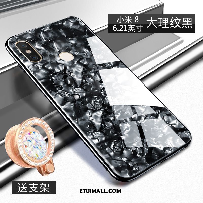 Etui Xiaomi Mi 8 Piękny Ochraniacz Szkło Cienkie Czarny Futerał Oferta