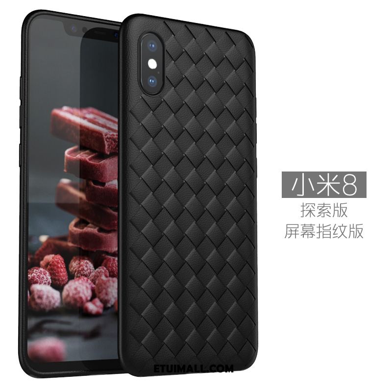 Etui Xiaomi Mi 8 Pro Antypoślizgowe Przeplatane Chłodzenie Telefon Komórkowy Oddychające Obudowa Sklep