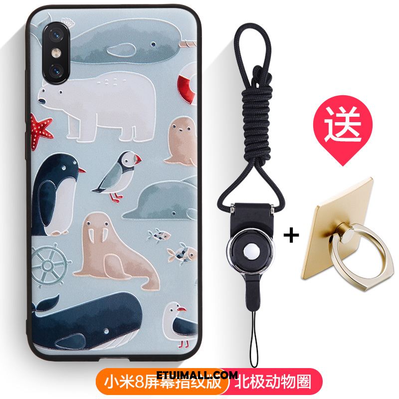 Etui Xiaomi Mi 8 Pro Mały All Inclusive Telefon Komórkowy Silikonowe Wzór Obudowa Sprzedam