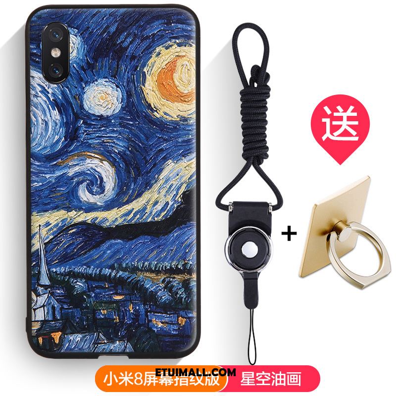Etui Xiaomi Mi 8 Pro Mały All Inclusive Telefon Komórkowy Silikonowe Wzór Obudowa Sprzedam