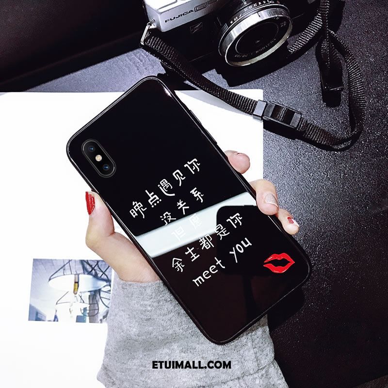 Etui Xiaomi Mi 8 Pro Osobowość Czerwony Netto Modna Marka Zakochani Telefon Komórkowy Futerał Sklep