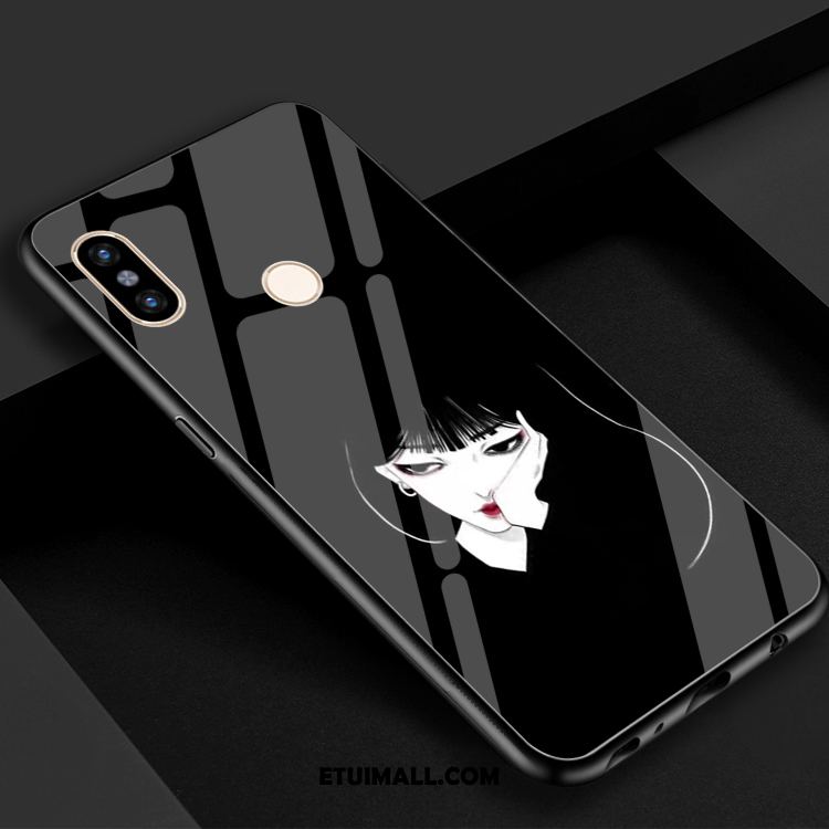 Etui Xiaomi Mi 8 Proste Świeży Szkło Hartowane Lustro Mały Futerał Tanie