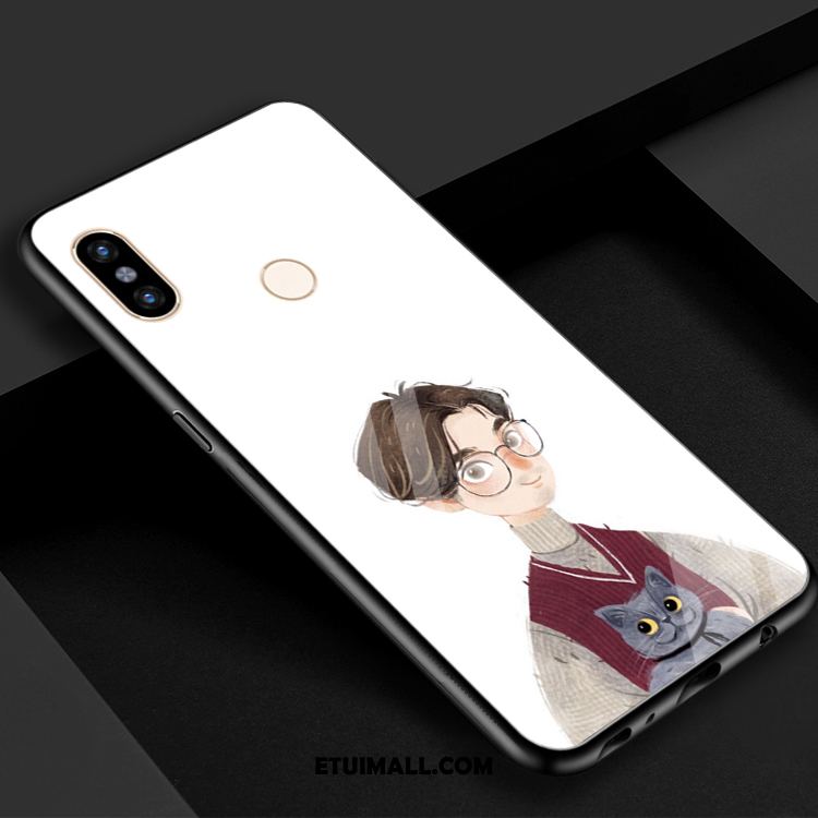 Etui Xiaomi Mi 8 Proste Świeży Szkło Hartowane Lustro Mały Futerał Tanie