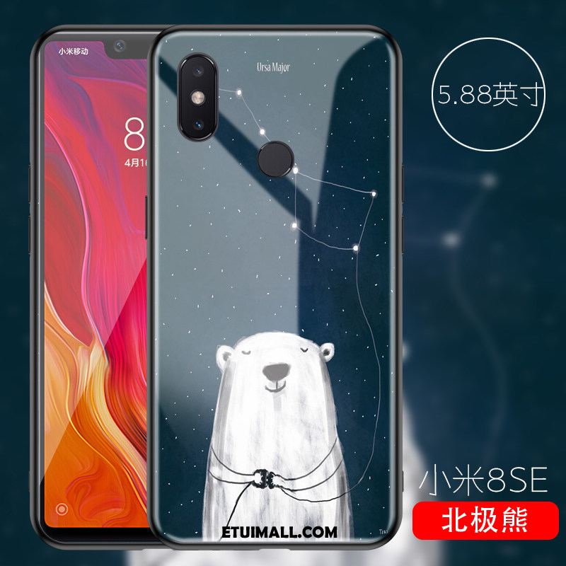 Etui Xiaomi Mi 8 Se Biały Tendencja Anti-fall Ochraniacz Silikonowe Futerał Na Sprzedaż