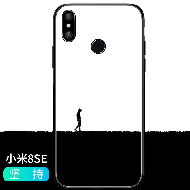 Etui Xiaomi Mi 8 Se Ochraniacz Cienkie Tendencja Kreatywne Czarny Futerał Oferta