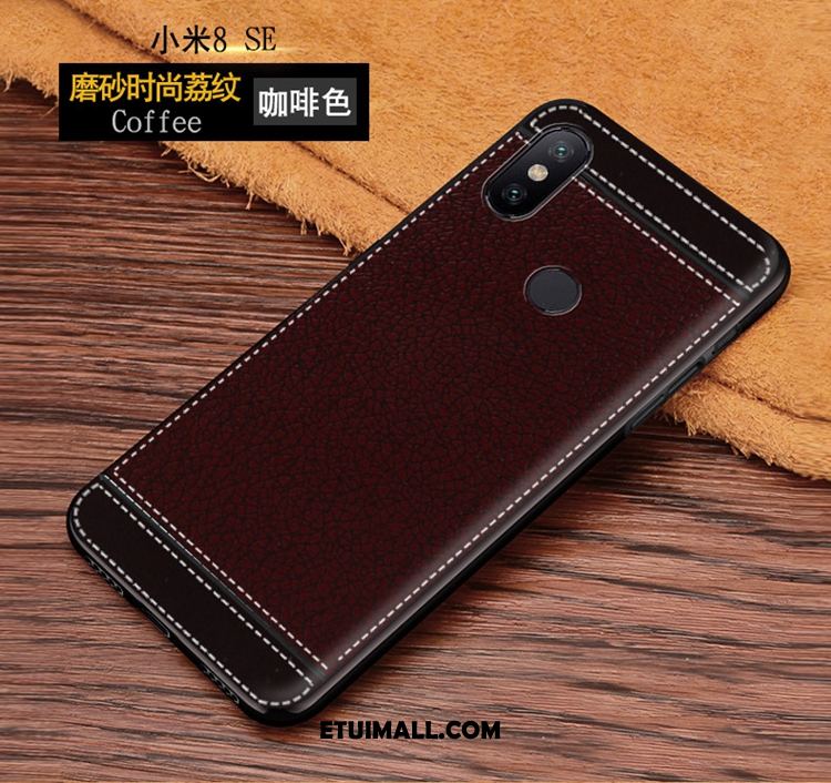 Etui Xiaomi Mi 8 Se Telefon Komórkowy Anti-fall Proste Mały Różowe Obudowa Online