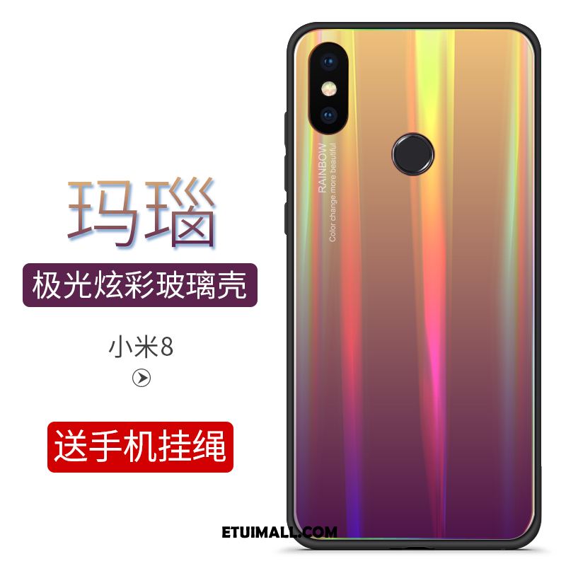 Etui Xiaomi Mi 8 Telefon Komórkowy Czarny Kolor Anti-fall Szkło Futerał Oferta