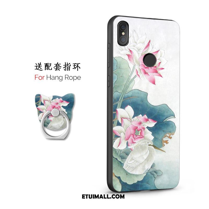 Etui Xiaomi Mi 8 Vintage Ring All Inclusive Nubuku Anti-fall Obudowa Dyskont