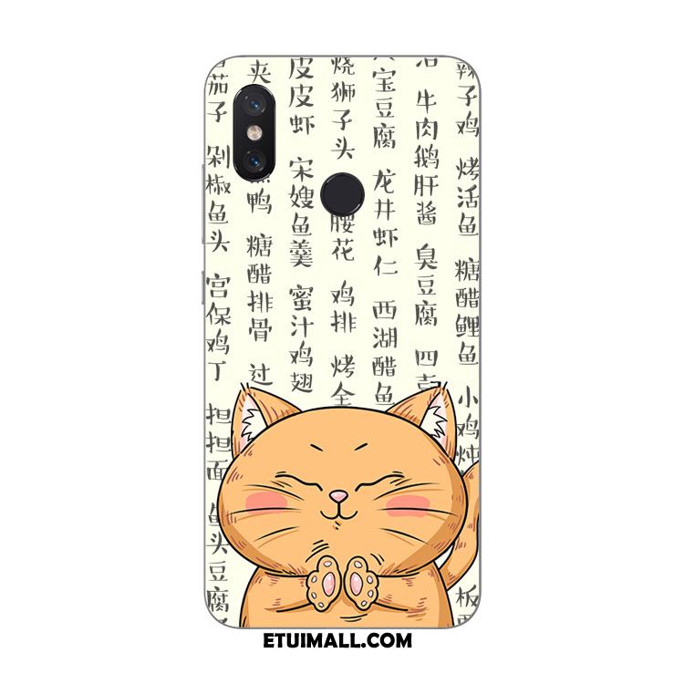 Etui Xiaomi Mi 8 Zakochani Telefon Komórkowy Żółty Miękki Kotek Pokrowce Sprzedam