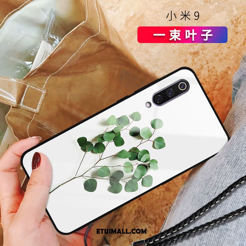 Etui Xiaomi Mi 9 Biały Wzór Świeży Młodzież Kreatywne Pokrowce Tanie