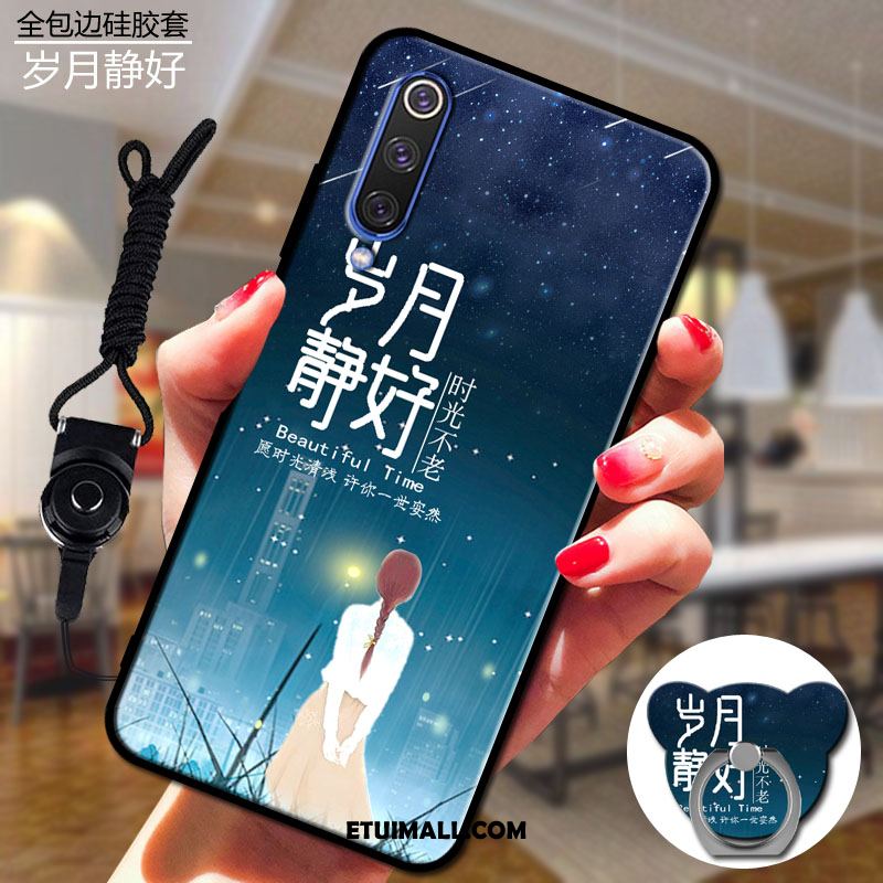 Etui Xiaomi Mi 9 Se Sceneria Silikonowe Purpurowy Miękki Wiszące Ozdoby Futerał Sprzedam