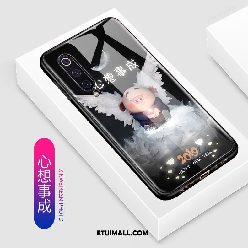 Etui Xiaomi Mi 9 Tendencja Wiszące Ozdoby Trudno Miękki Niebieski Futerał Tanie