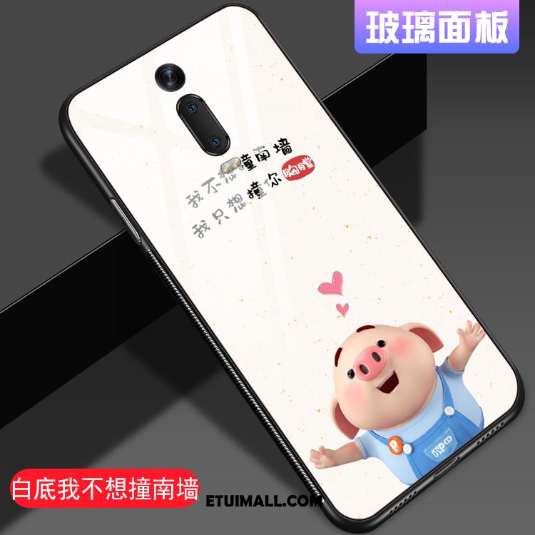 Etui Xiaomi Mi 9t Anti-fall Piękny Czerwony Ochraniacz Biały Pokrowce Sklep