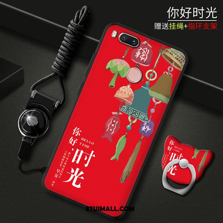Etui Xiaomi Mi A1 Anti-fall All Inclusive Telefon Komórkowy Wspornik Czerwony Futerał Tanie