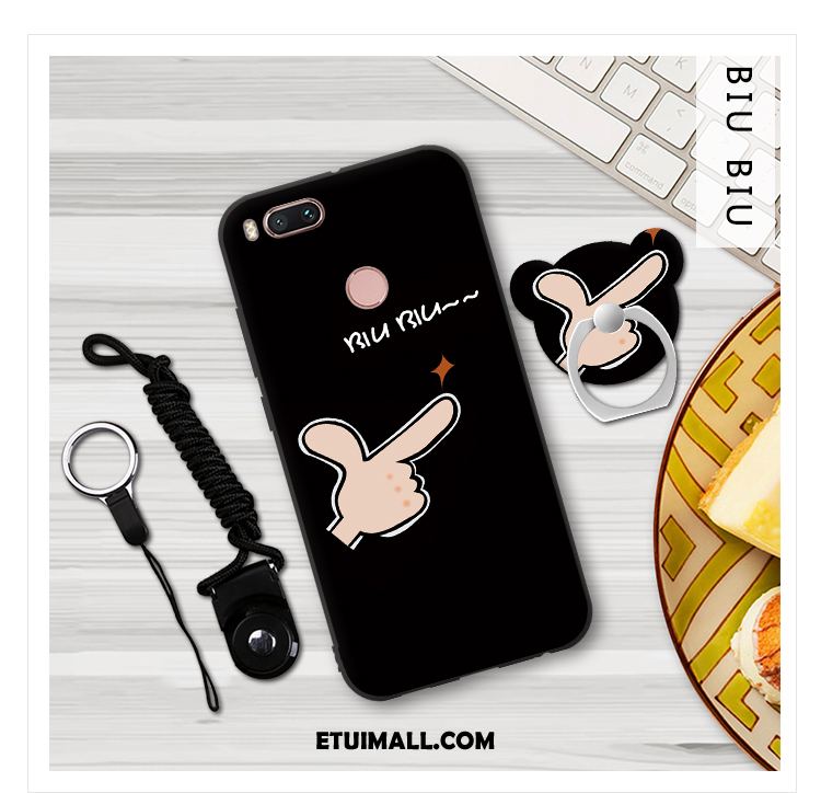 Etui Xiaomi Mi A1 Anti-fall Osobowość Klamra Czarny Telefon Komórkowy Pokrowce Sklep