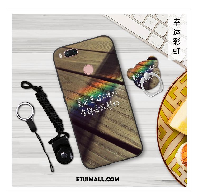 Etui Xiaomi Mi A1 Anti-fall Osobowość Klamra Czarny Telefon Komórkowy Pokrowce Sklep