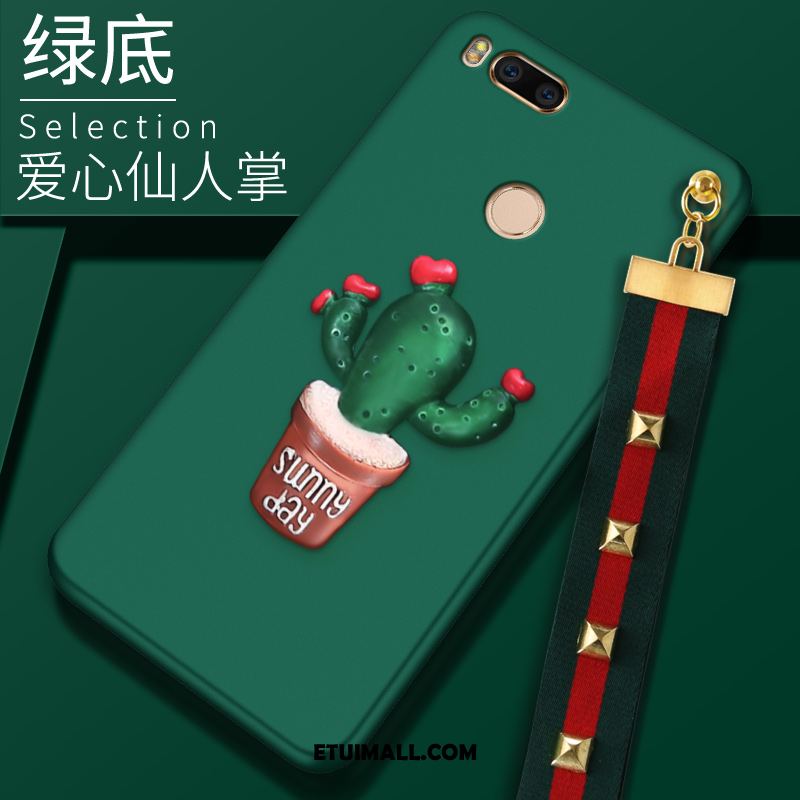 Etui Xiaomi Mi A1 Mały Ochraniacz Tendencja Zielony Filmy Pokrowce Kupię
