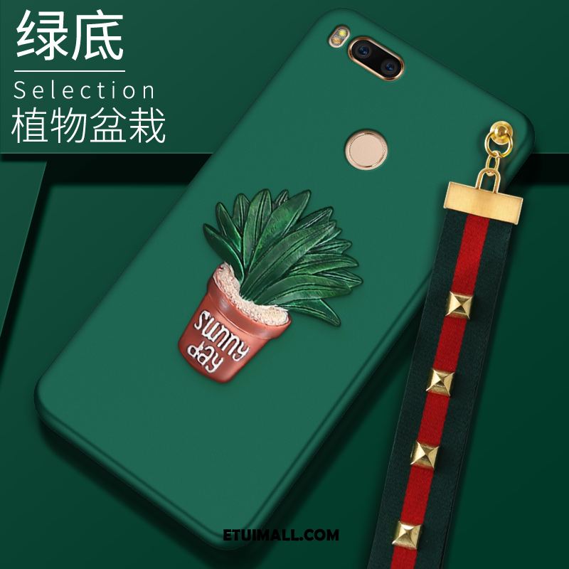 Etui Xiaomi Mi A1 Mały Ochraniacz Tendencja Zielony Filmy Pokrowce Kupię