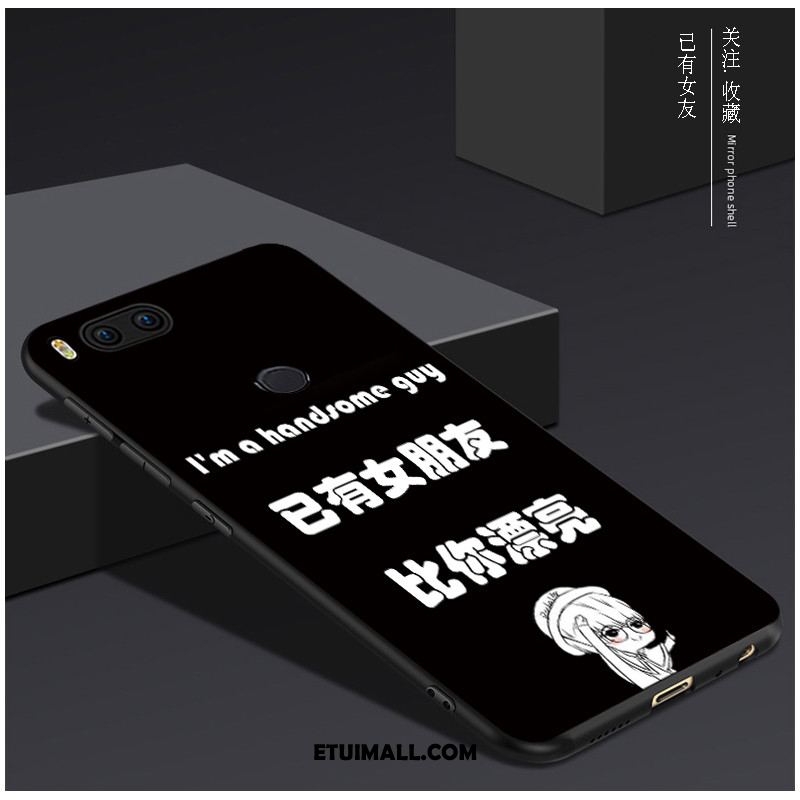 Etui Xiaomi Mi A1 Telefon Komórkowy Anti-fall Silikonowe Czerwony Netto Modna Marka Futerał Na Sprzedaż