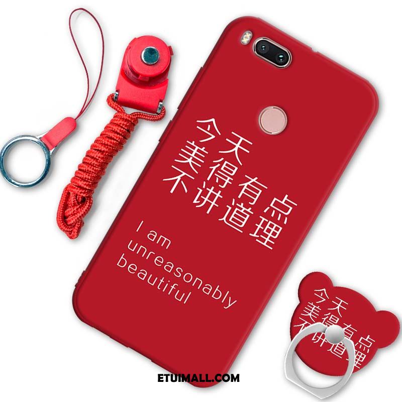 Etui Xiaomi Mi A1 Zakochani Wiszące Ozdoby Zielony Miękki Czerwony Futerał Tanie