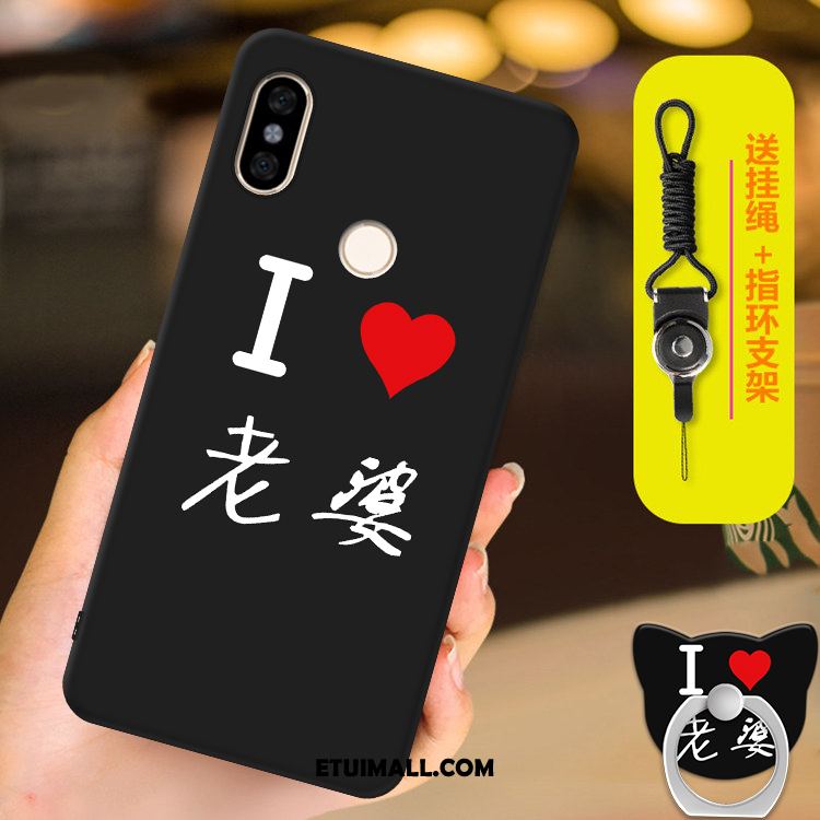 Etui Xiaomi Mi A2 All Inclusive Telefon Komórkowy Tendencja Czarny Kreatywne Futerał Tanie